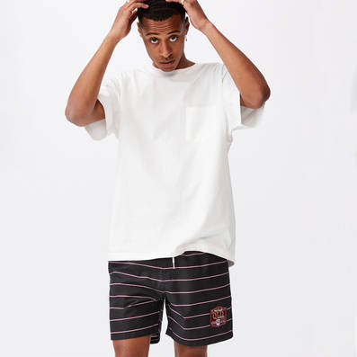 QLD Maroons Men’s Charcoal Stripe Boardshorts