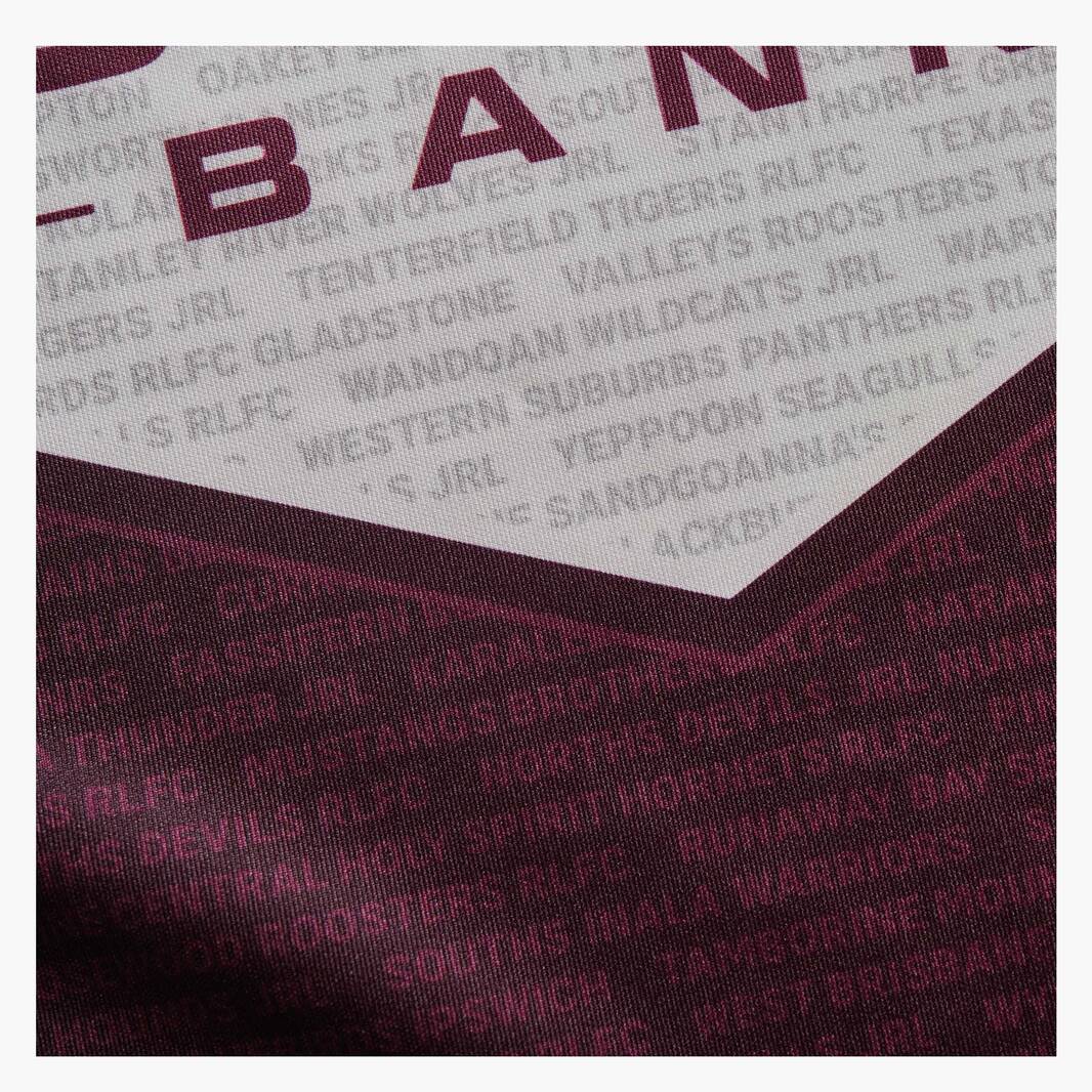 Queensland Maroons State of Origin Captains Run Jersey Sizes S-7XL! T9