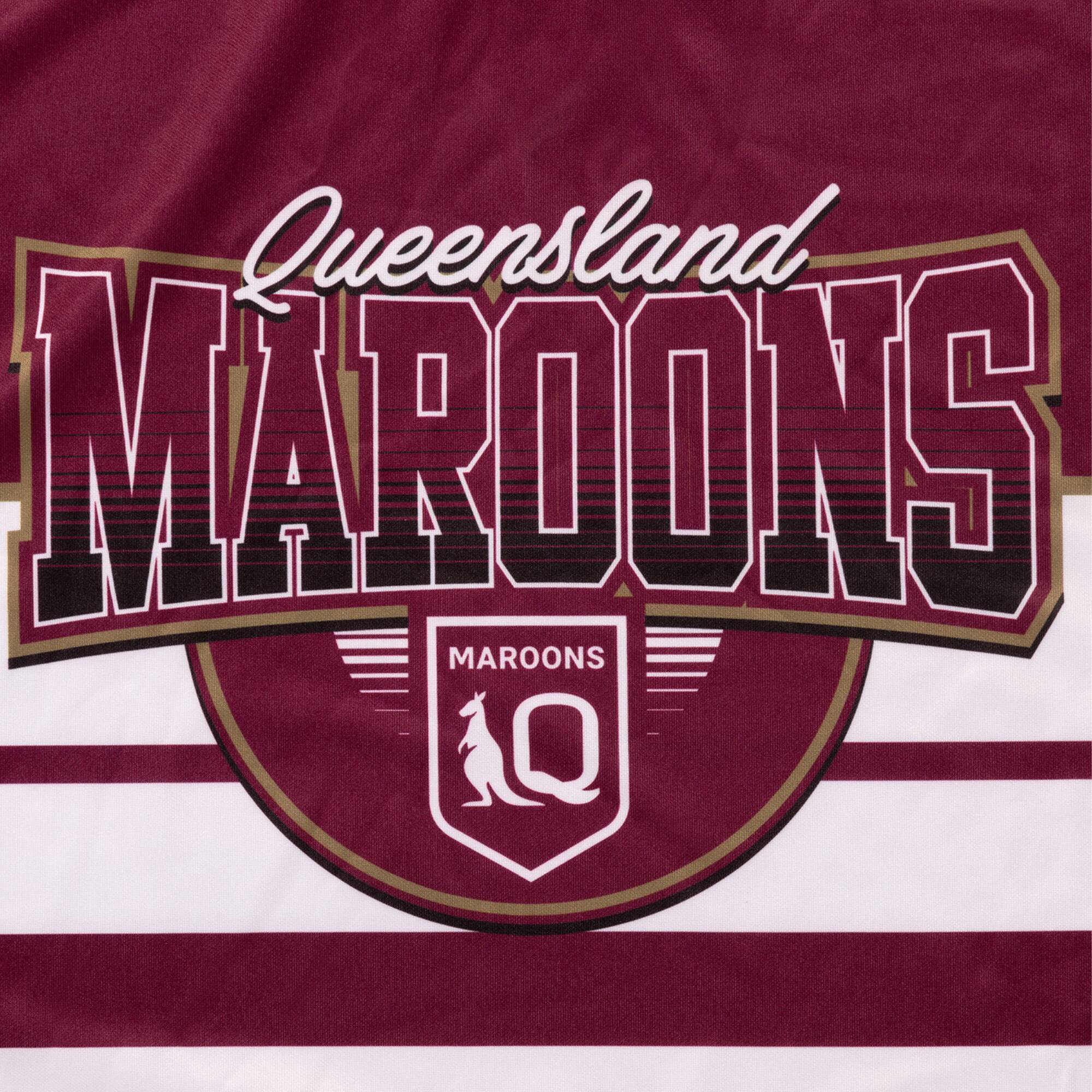 Maroons Shop Qld Maroons Mens Oversize Retro Tee